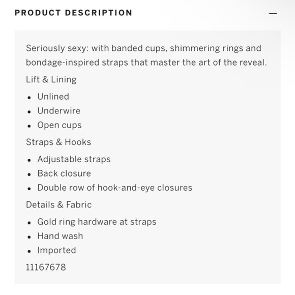 SEXY Victoria's Secret Black Strappy Lingerie Set - Picture 5 of 6